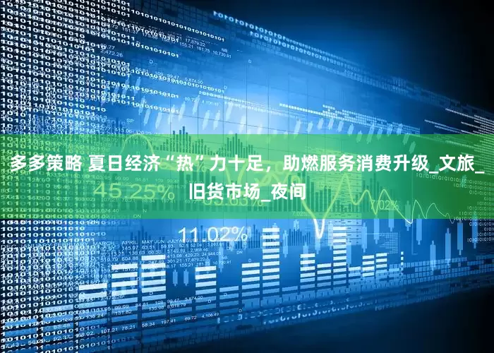 多多策略 夏日经济“热”力十足，助燃服务消费升级_文旅_旧货市场_夜间